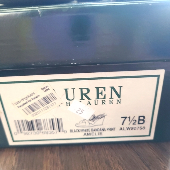 Ralph Lauren Amelie wedge sandals - Picture 7 of 7